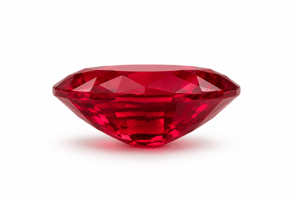 Natural Ruby – Oval Cut Deep Red | 3.2 Carat | 7X9 mm